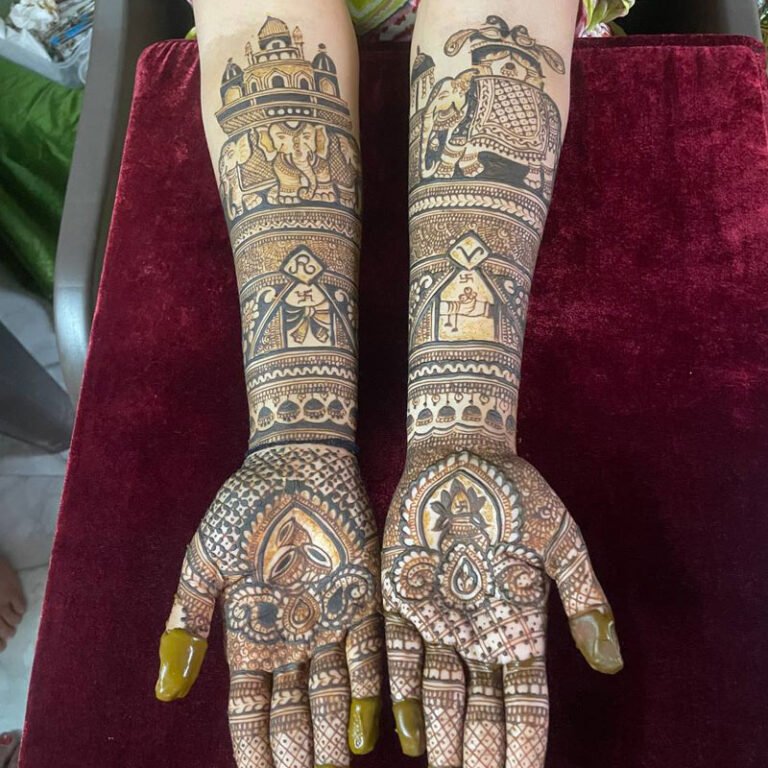 Advance bridal mehndi design – Chaitali's Mehndi Art