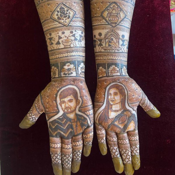 Portrait mehndi design – Chaitali's Mehndi Art