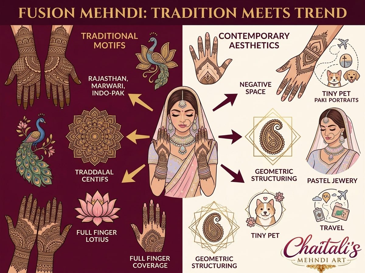 Fusion Mehndi Designs Blending Tradition and Trend