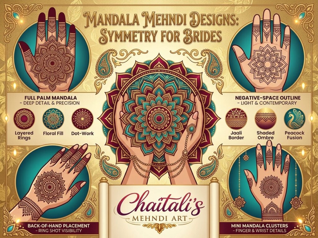 Mandala Mehndi Designs for Brides Who Love Symmetry