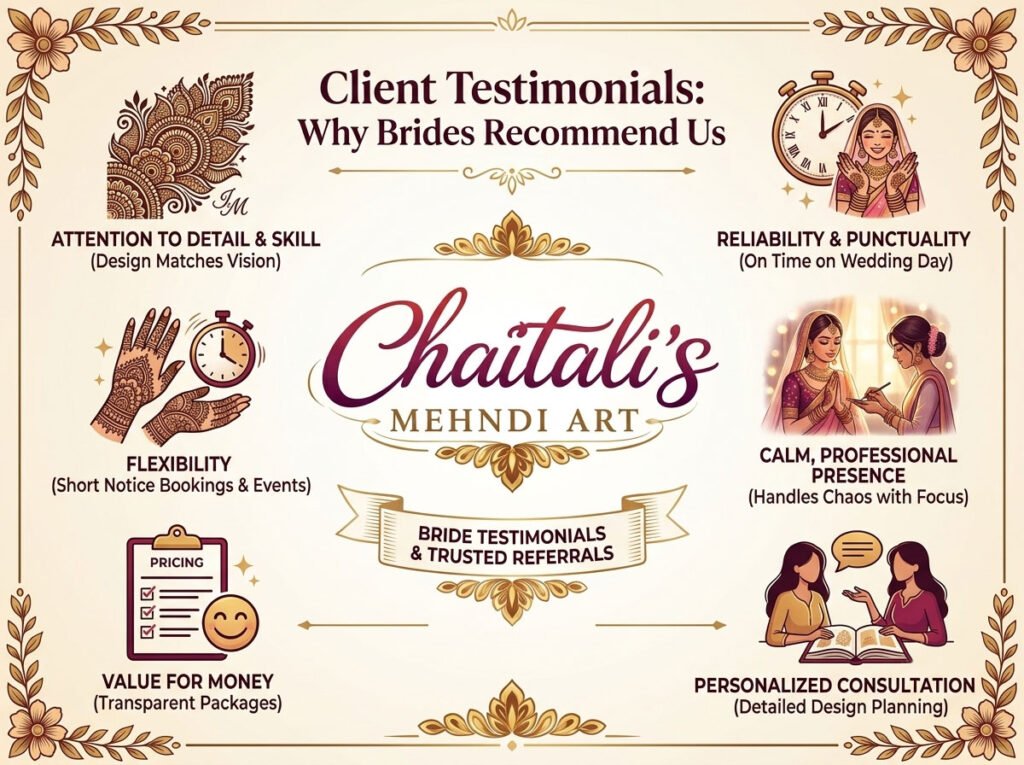 Client Testimonials: Why Brides Recommend Us