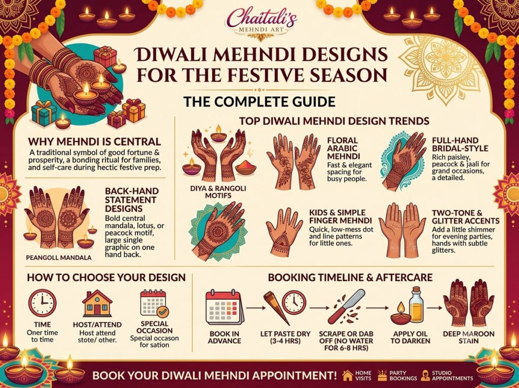 Diwali Mehndi Designs for the Festive Season: The Complete Guide