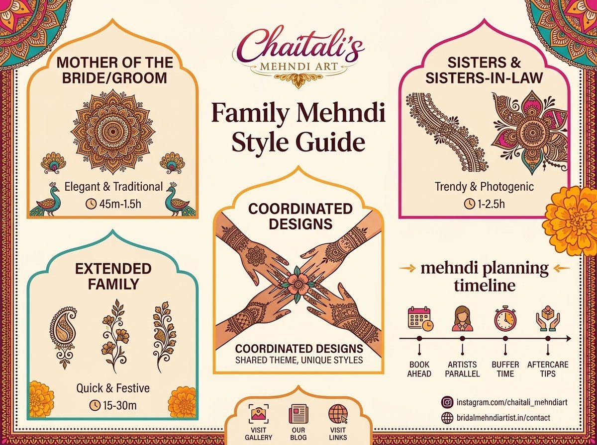 Family Mehndi Designs for Wedding Functions: A Complete Style Guide