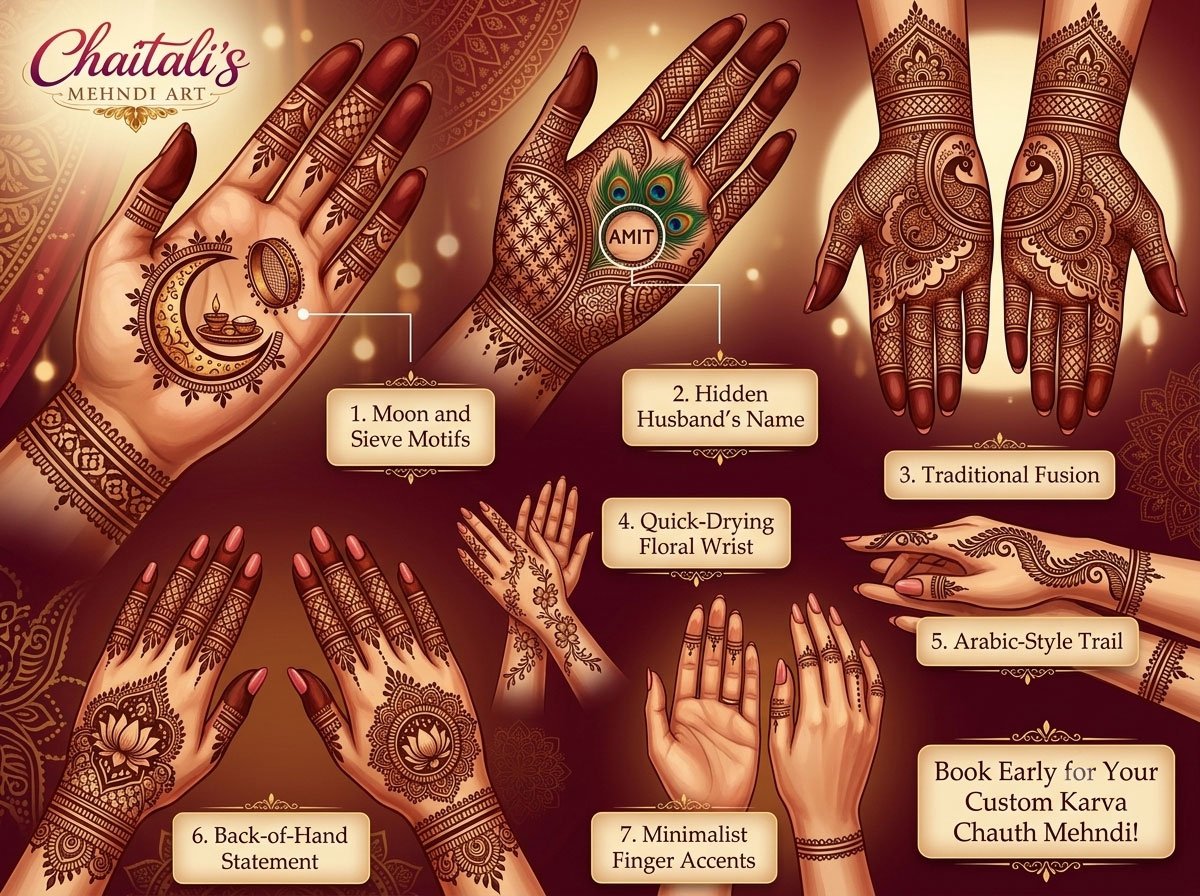 Karva Chauth Mehndi Designs for Married Women