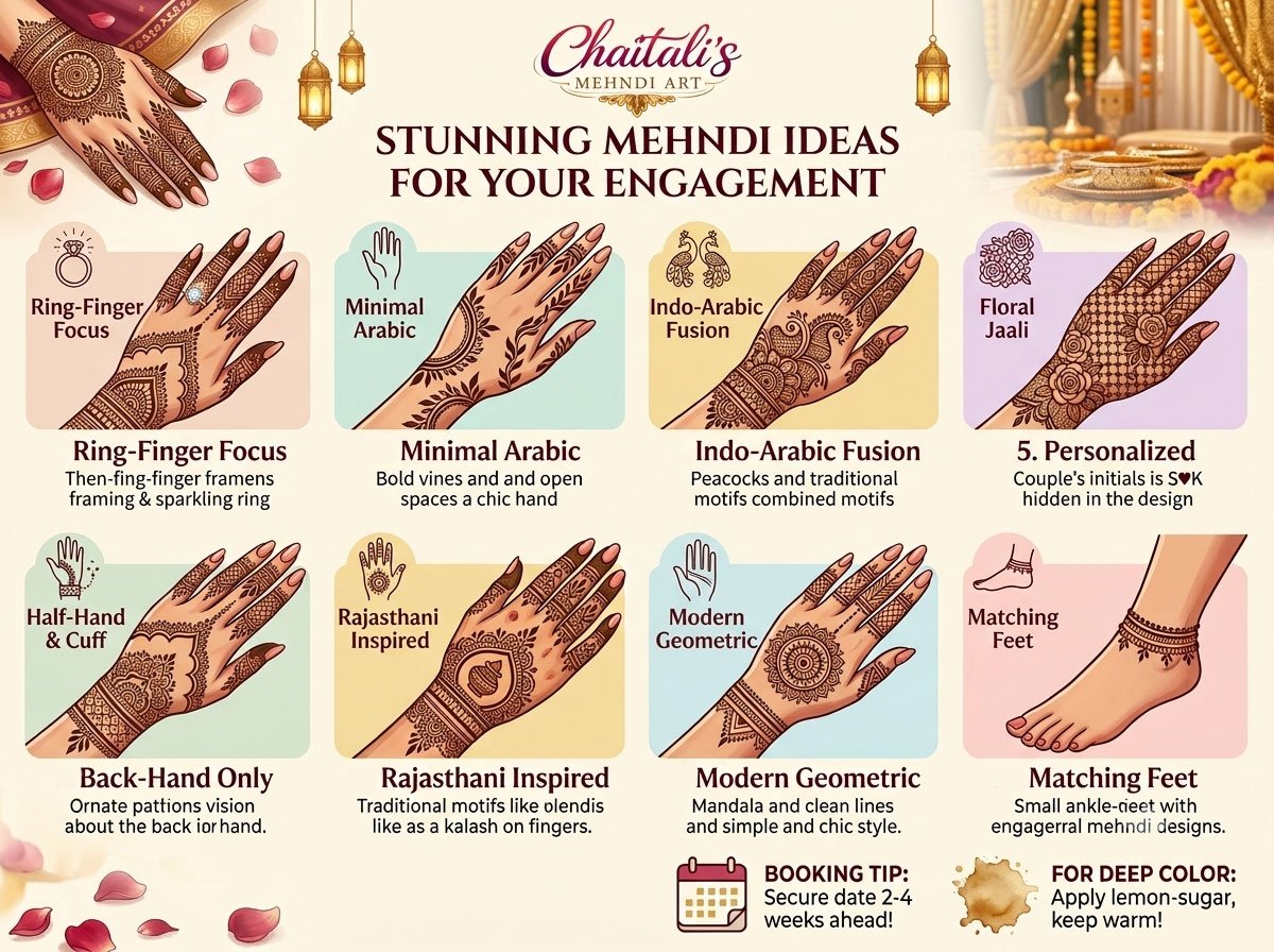 Mehndi Designs for Engagement Ceremonies: Stunning Ideas for Every Bride-to-Be