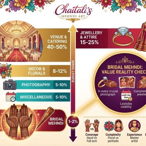 How Much Does Bridal Mehndi Cost vs Other Wedding Expenses?