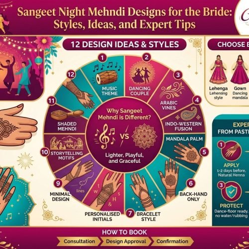 Sangeet Night Mehndi Designs for the Bride: Styles, Ideas and Expert Tips
