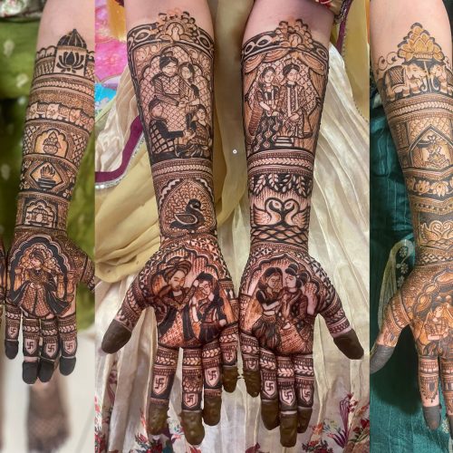 Modern Bridal Mehndi Designs with a Traditional Touch